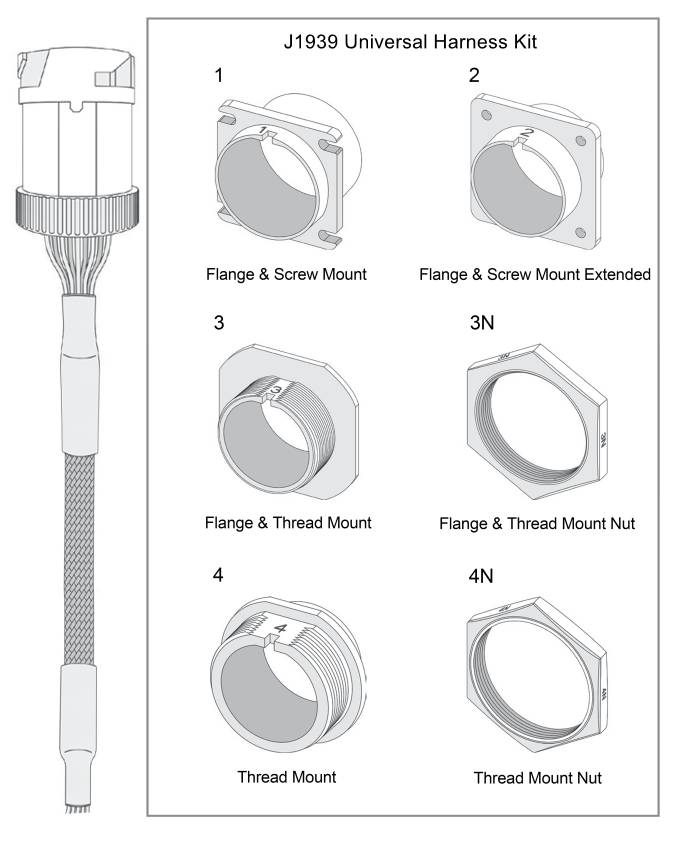 J1939 Universal Harness Kit