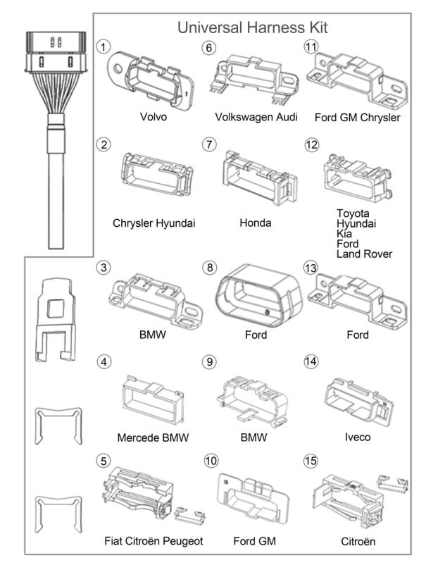 J1962 Universal Harness Kit 1